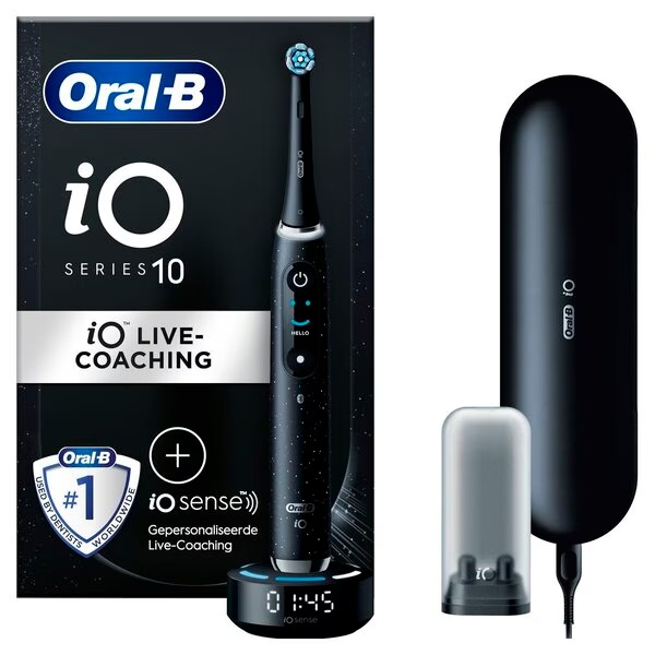 Električna zobna ščetka Oral-B iO Series 10 črna