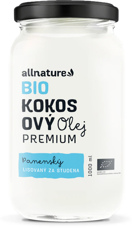 Allnature Biologische Extra Virgin Kokosolie Biologische kwaliteitsolie