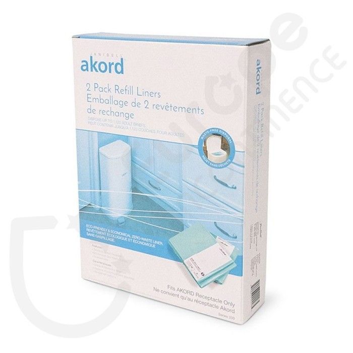 Poubelle anti-odeur JANIBELL - Recharges 41l