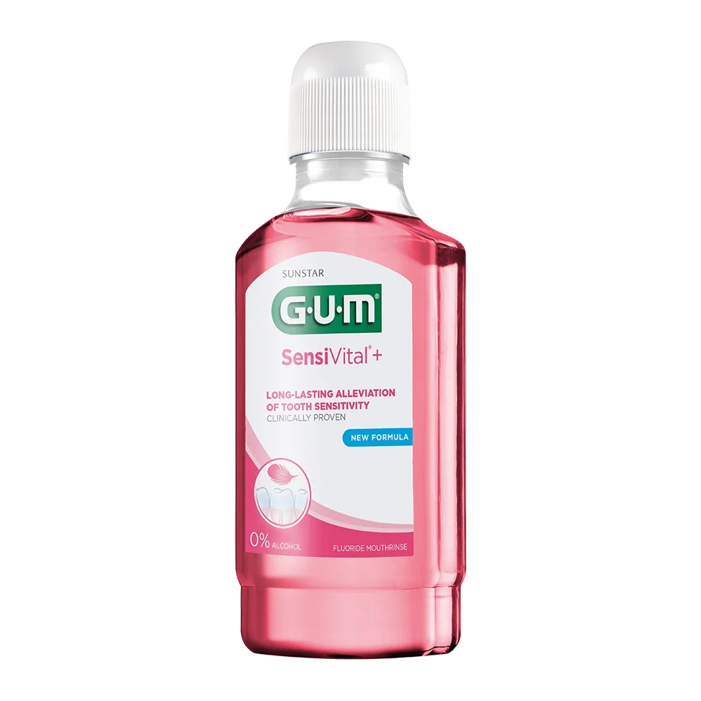 Enjuague bucal GUM SensiVital+ 300 ml para dientes sensibles