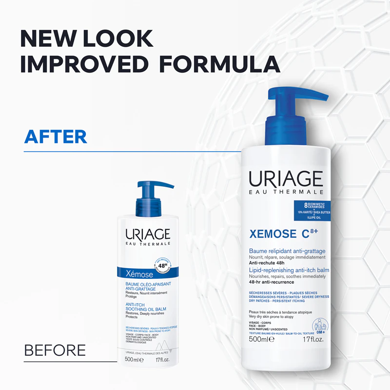 Uriage Xemose C8+ Lipid-Replenishing Anti-Itch Balm upokojujúci balzam pre suchú a atopickú pokožku