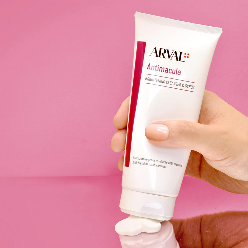 Arval Antimacula Brightening Cleanser & Scrub čisticí a peelingový krém s rozjasňujícím účinkem