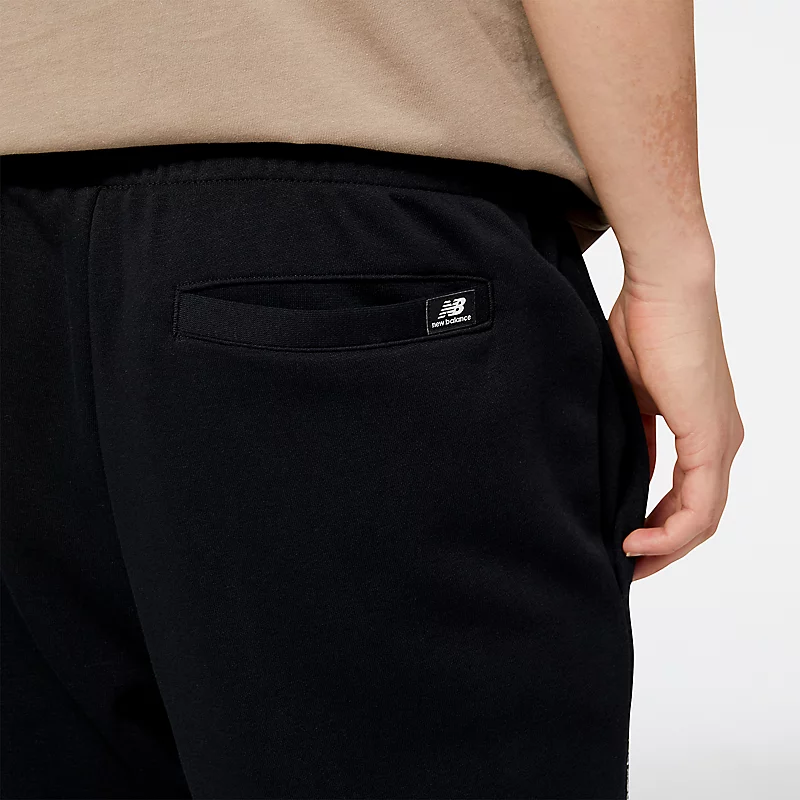 Homme NB Essentials Saisonale Fleece-Jogginghose - SCHWARZ