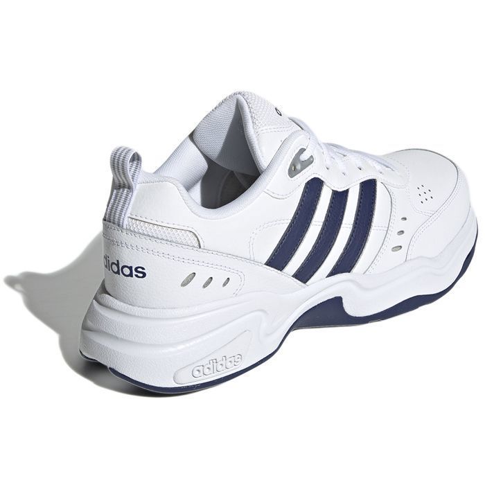 Zapatillas deportivas - Adidas - Strutter - Blanco/Azul marino - Hombre - Cierre de cordones