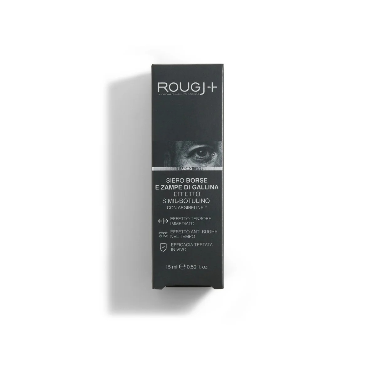 ROUGJ Serum gegen Tränensäcke und Augenfalten, 15 ml, für Männer