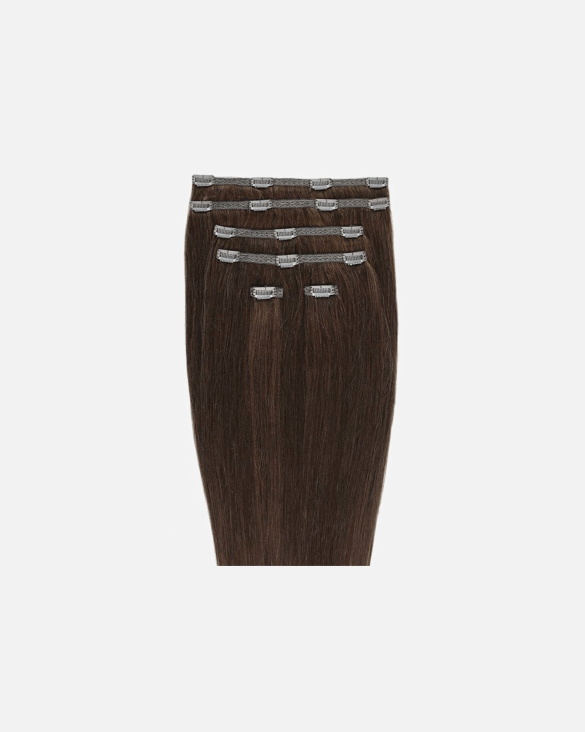 Gold24 Extensions GOLD24 Clip-in Extensions #4 Braun - 60 cm - 1 Stück