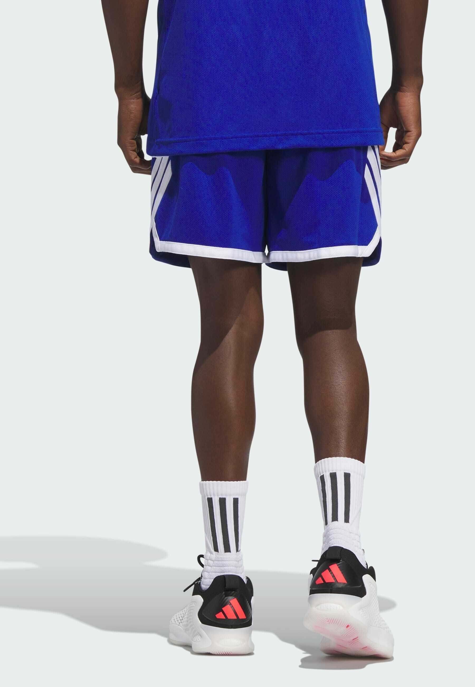adidas Performance Sportshorts - kongeblå hvit