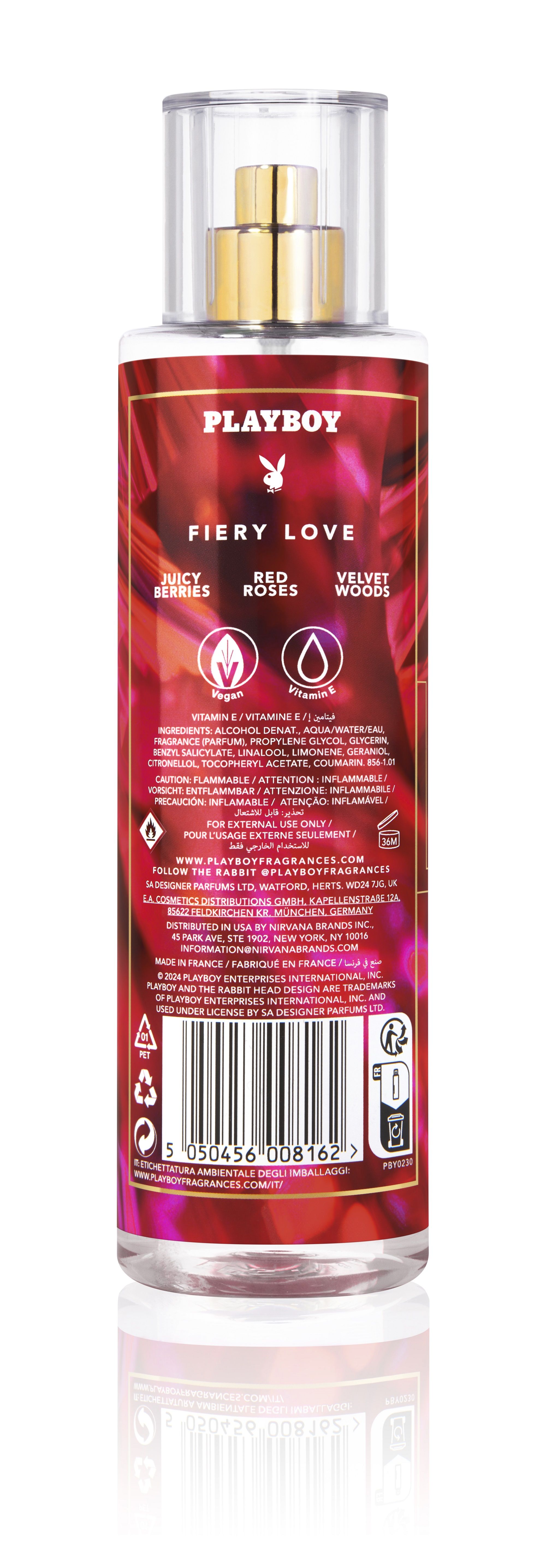 Fiery Love Body Mist Koljska voda (EDC)