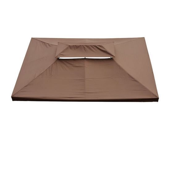 Replacement canopy for gazebo/tent 3 x 4 m chocolate 82