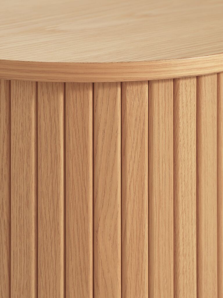 LYNGVIG LYNGVIG skrinka 90cm 2 lamelové dvierka prírodný dub