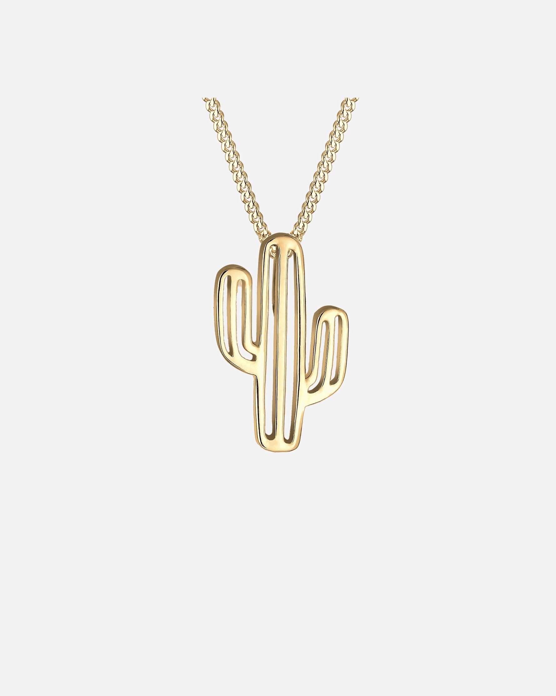 Elli Femme Pendentif Cactus Désert - (925/1000) Argent