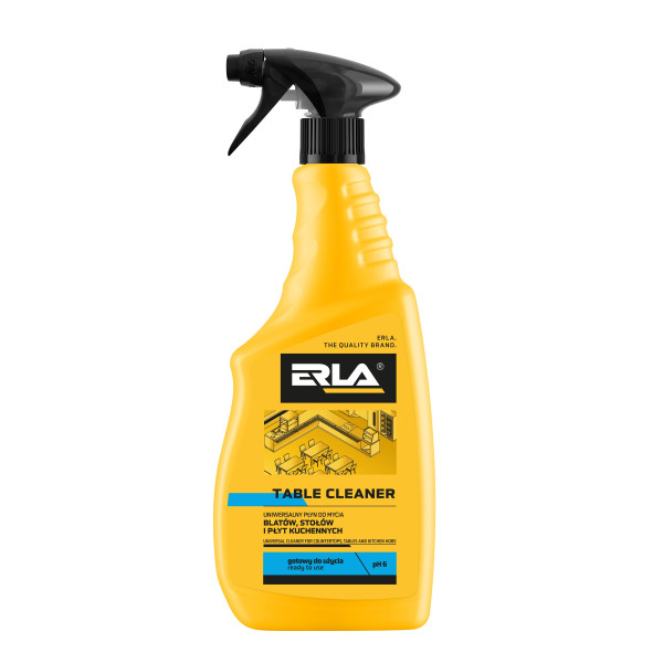 Uniwersalny płyn do blatów i płyt kuchennych ERLA TABLE CLEANER 750ml