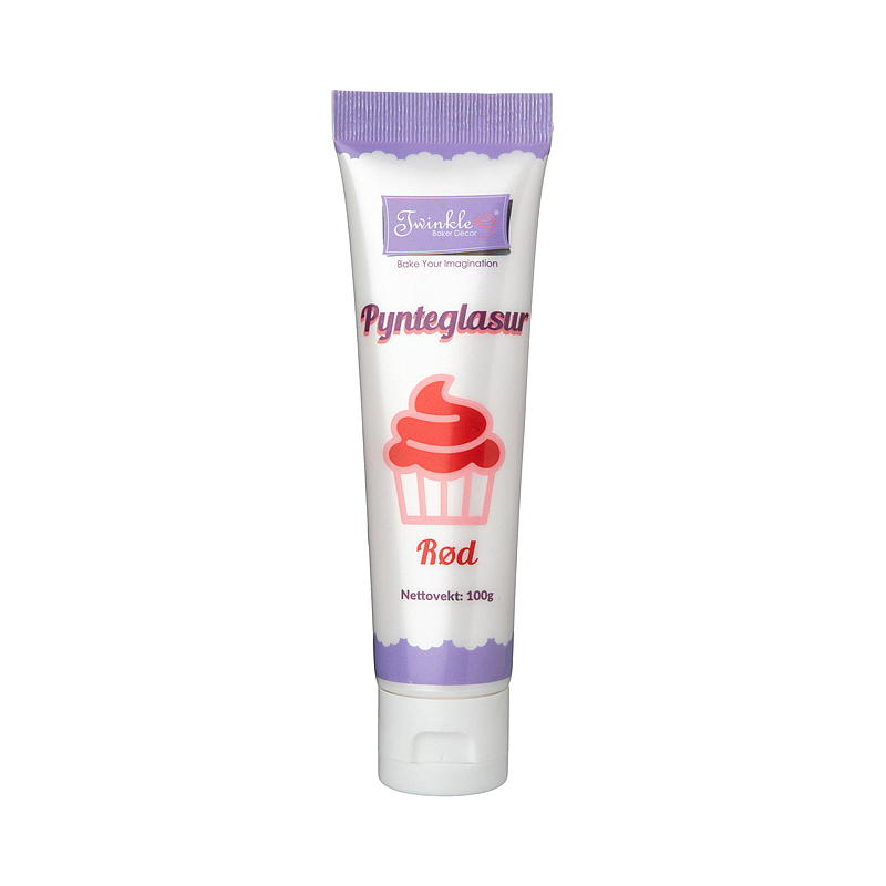 Twinkle Glaze Tube 100 g rot