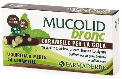 FARMADERBE Mucolid Bronc Mint&Liquid 24Ca