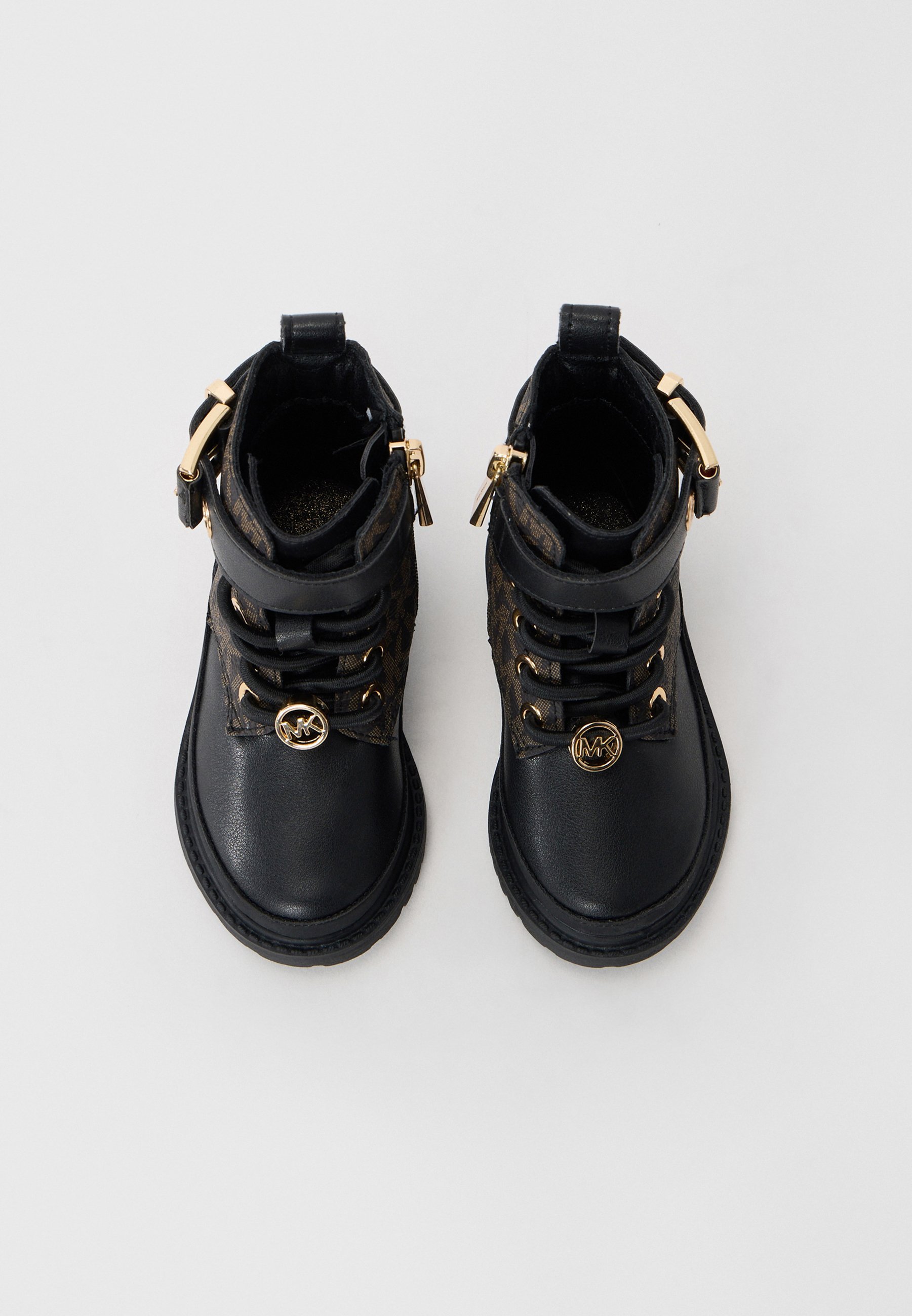 Michael Kors Kids MADELINE - Enkellaarsjes met vetersluiting - zwart