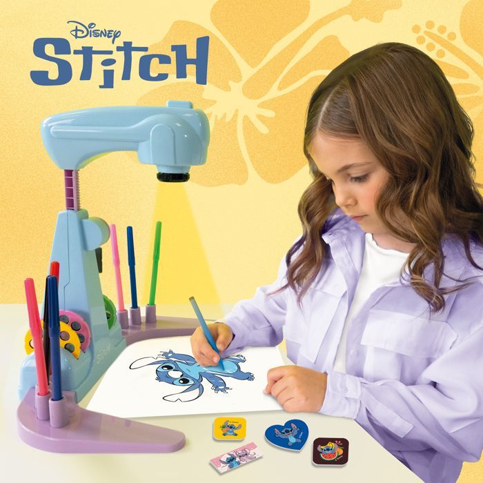 Projecteur de Dessins + Accessoires Stitch - Lisciani