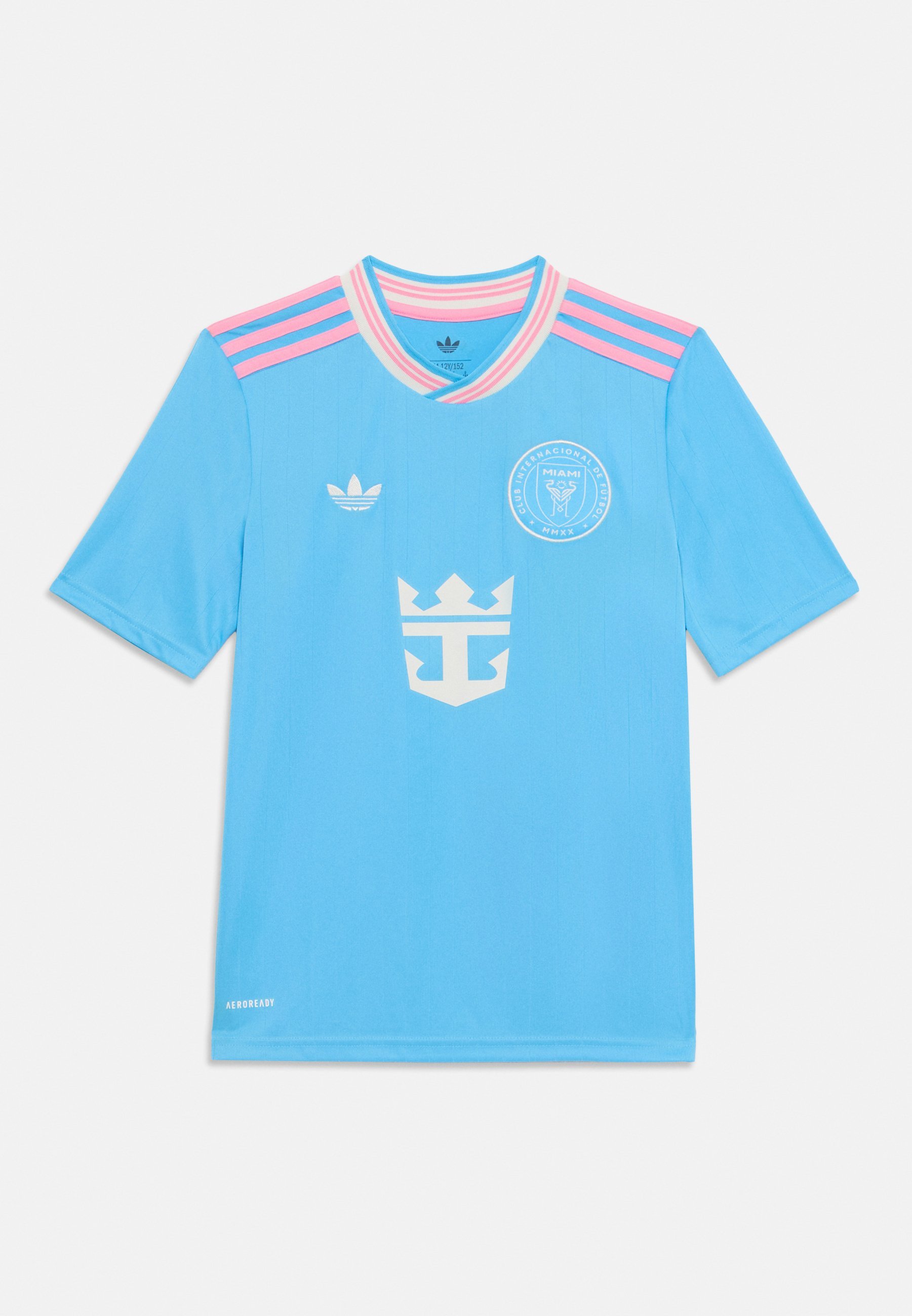 adidas Performance INTER MIAMI CF 2025 DERDE MESSI KINDEREN UNISEX - Sport T-shirt - semi-blauw burst