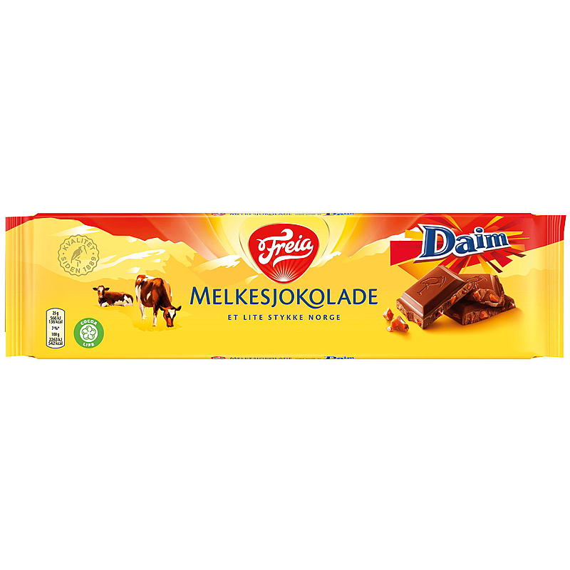Cioccolato al latte Freia Daim 200 g Freia