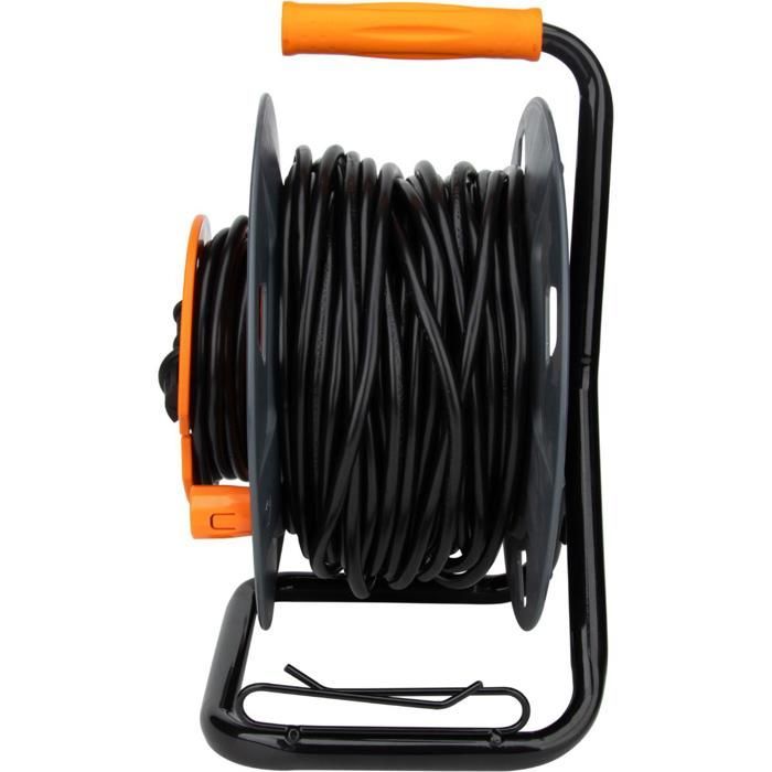 Cable de extensión de 30 m con 4 tomas - 2P+E 16A - Zenitech
