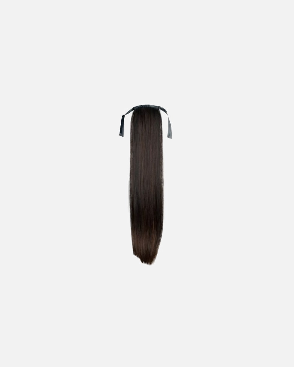 Fashiongirl Extensions Clip-in-Pferdeschwanz-Haarverlängerung Nr. 2 Dunkelbraun - flexibel - Nr. 2 Dunkelbraun