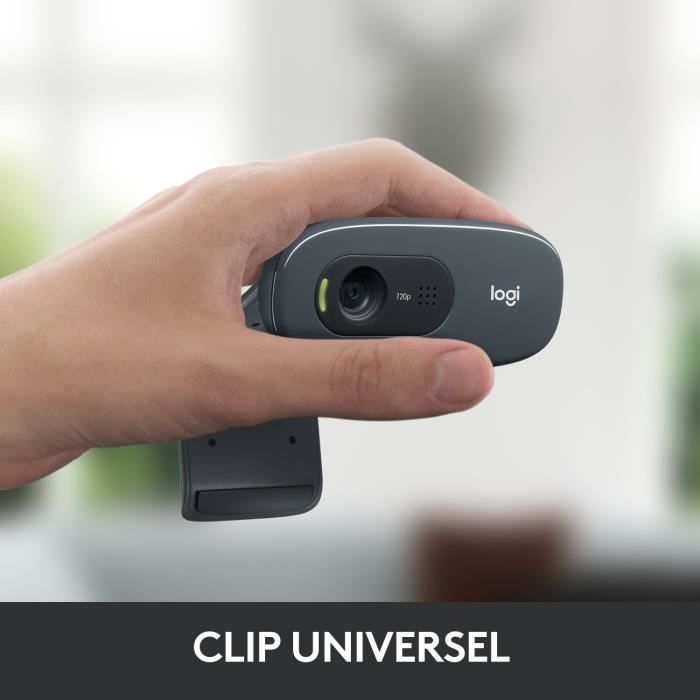 LOGITECH - HD Webcam - C270 - Black