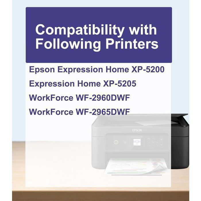 WOUNGZHA Pack of 10 503 XL Compatible Cartridges for Epson XP-5200/5205 & WF-2960DWF/2965DWF - Eco
