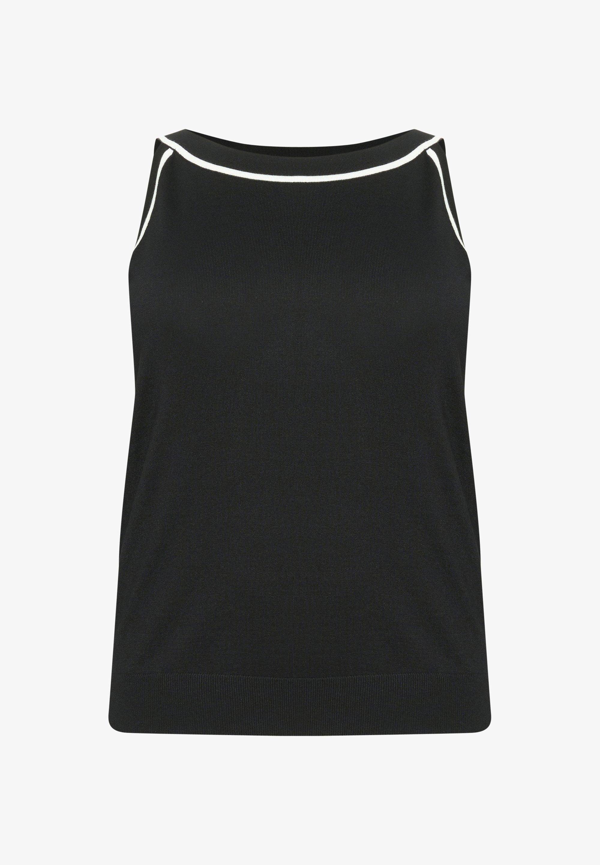Kaffe Curve Top - tiefschwarz