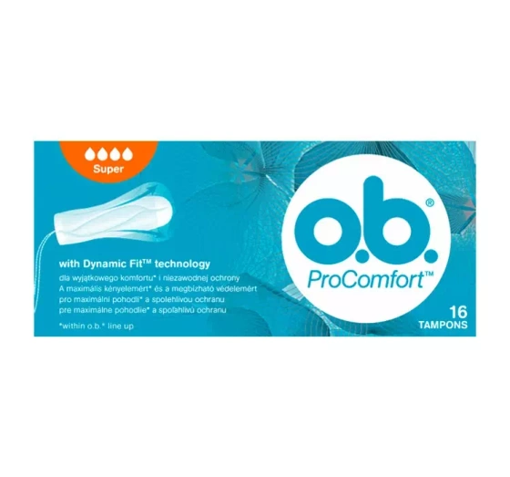 O.B. Pro Comfort tampony Super 16 sztuk