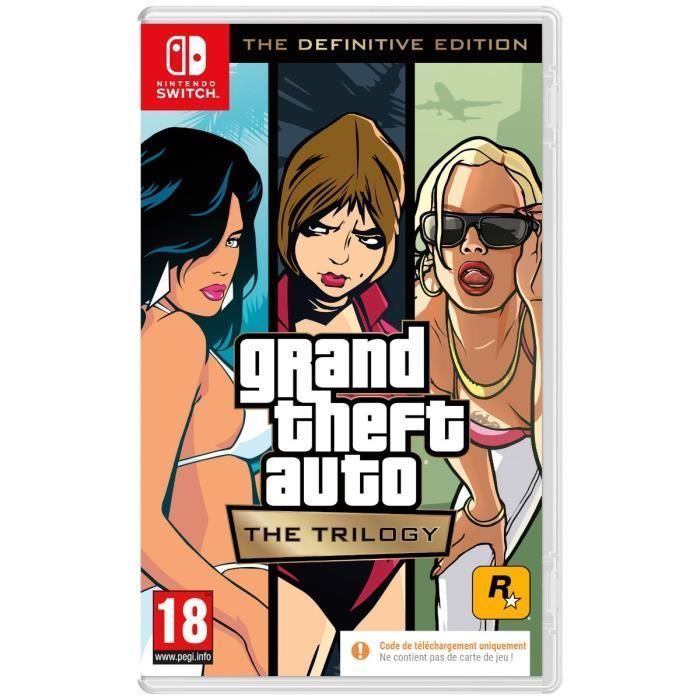 GTA The Trilogy - The Definitive Edition - Gioco per Nintendo Switch - Codice in una confezione
