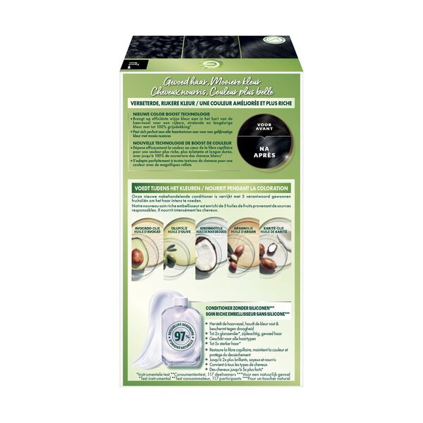 Garnier NutrisseUltra Crème 1 čierna permanentná farba na vlasy