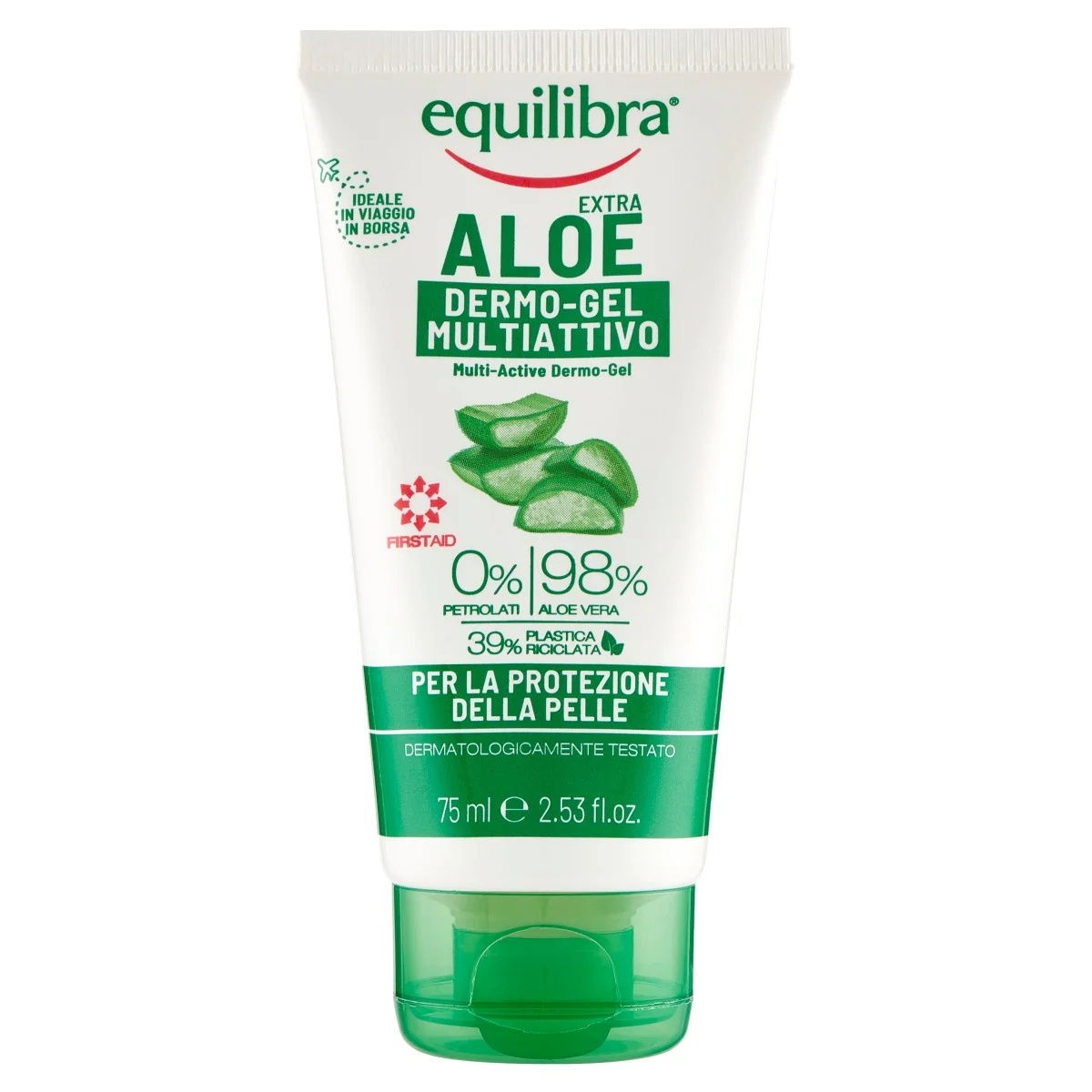 EQUILIBRA Equilibra Aloë Vera Dermo Gel 75 ml Voor bescherming van de huid