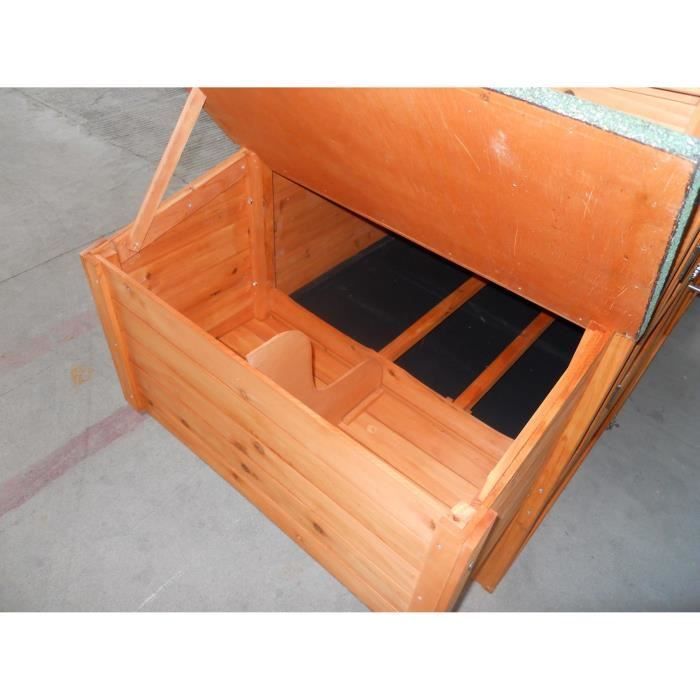 Poulailler standard toit bitumé 1 pente 1,50m²