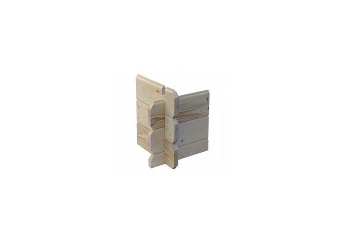 Gartenhaus aus Holz – 8 m² – 3 x 3 m – 28 mm dick – Farbe: Natur – DOM665