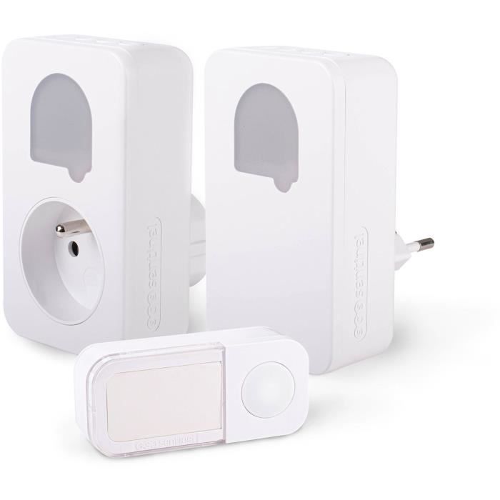 Doorbells - SCS SENTINEL - SONE DUO - Wireless and battery-free - Pack of 2 - Range 150+50 meters - Self-powered