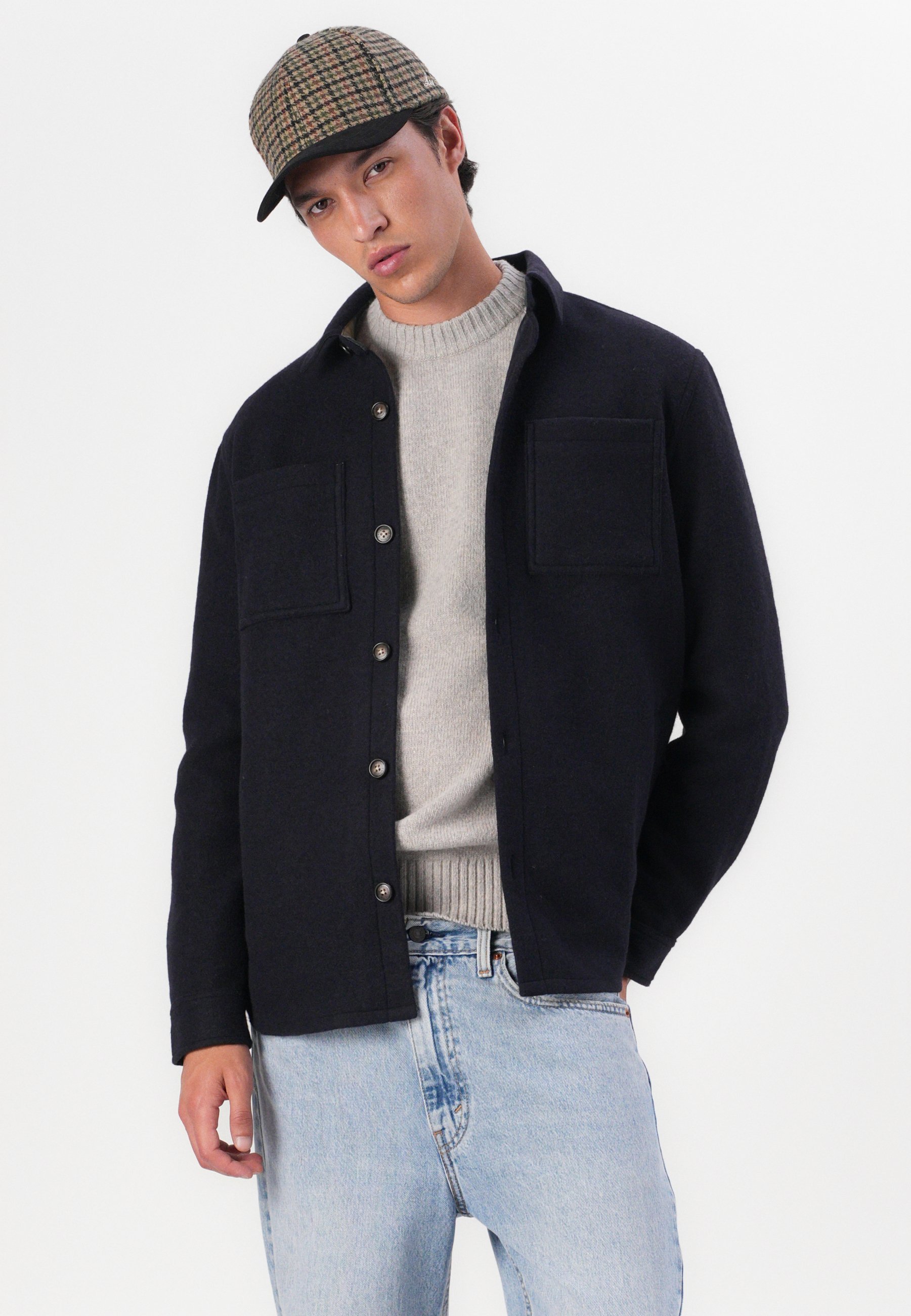 Camicia Barbour MARLOW TAILORED - blu navy