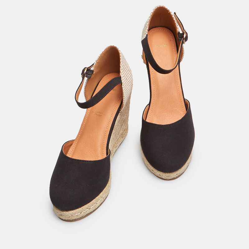 BATA espadrilles met sleehak van 8 cm voor dames