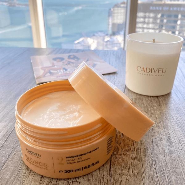 Maschera per capelli ristrutturante Cadiveu Blonde 200ml