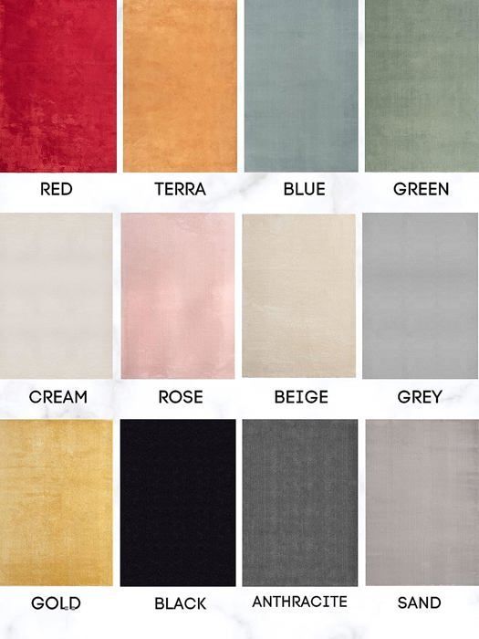 Tappeto per soggiorno - THE CARPET - LOFT - Argento - 200x280 cm - Lavabile - Antiscivolo