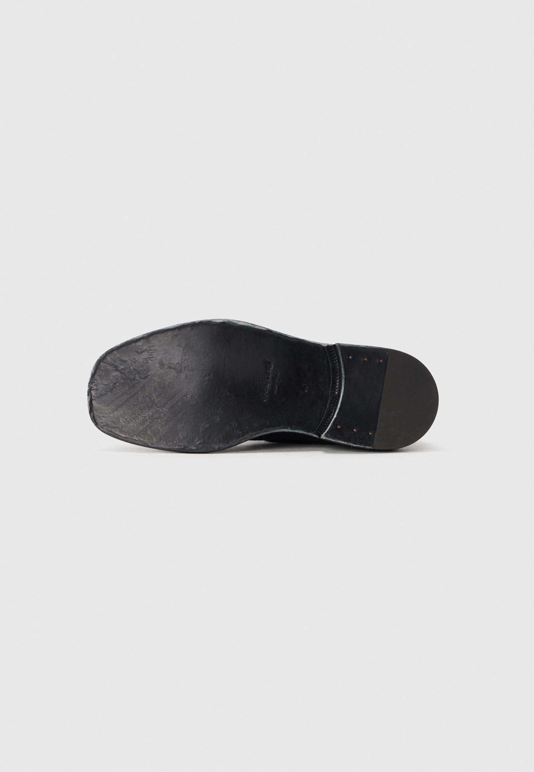 Roberto Cavalli COMBACT - Stivaletto da cowboy/motociclista - nero
