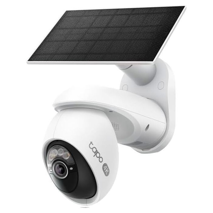 Caméra de Surveillance - Tapo C660 - 4K 8MP - Vision 360° - Panneau Solaire - IP66