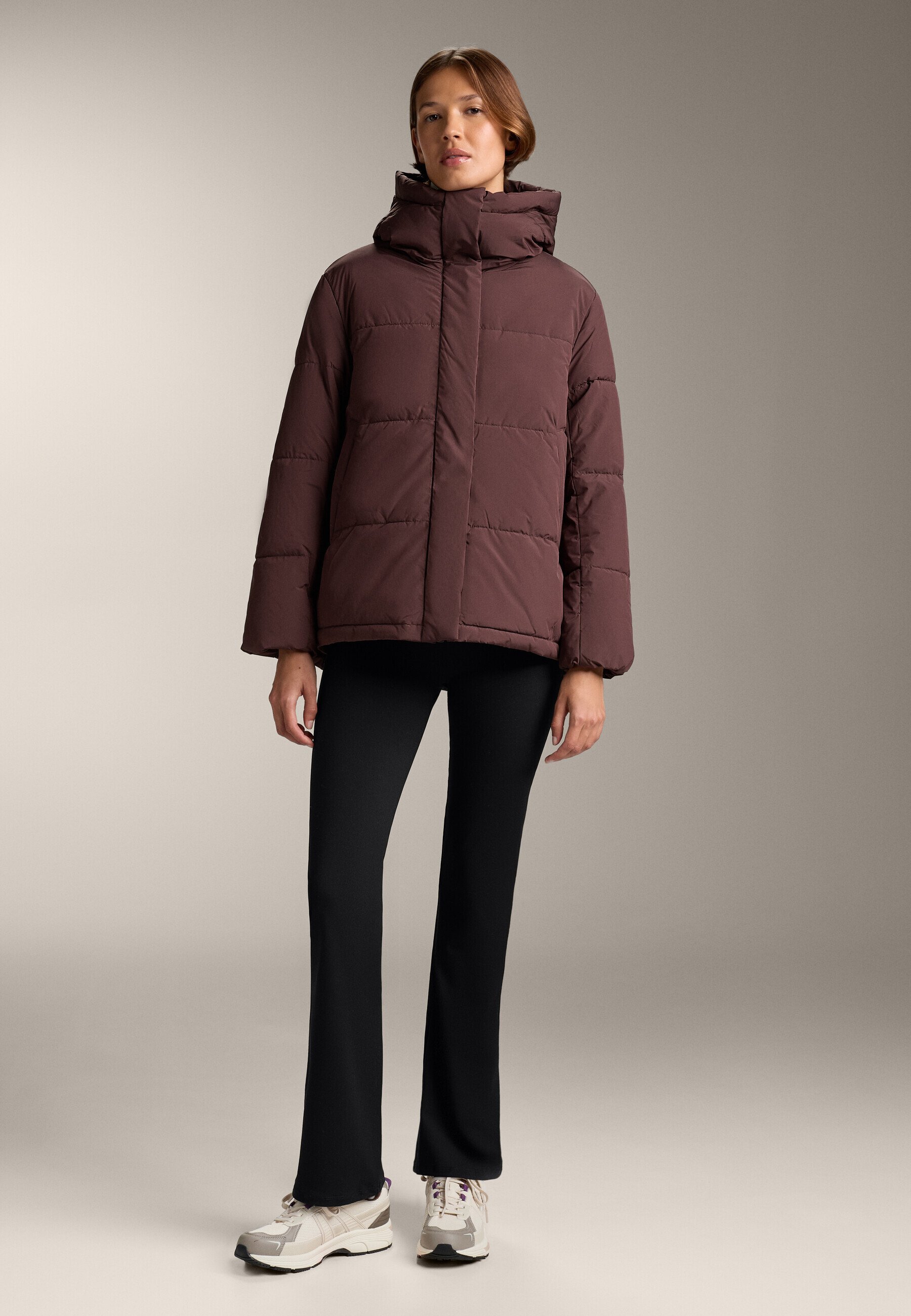 OYSHO PRIMALOFT WATERAFSTOTENDE GEVOERDE - Winterjas - donkerrood
