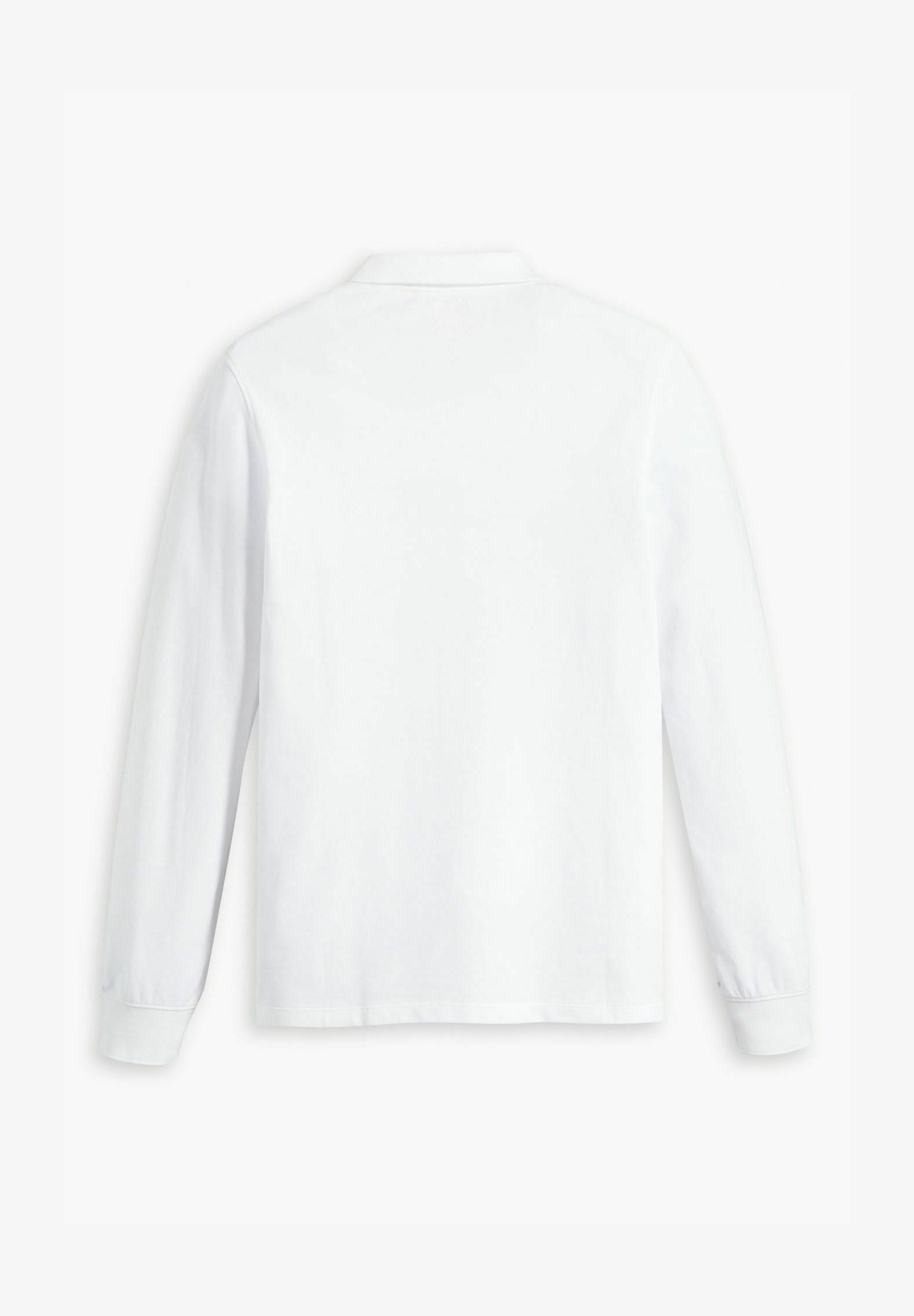 Levi's® LONG SLEEVE SLIM HOUSEMARK POLO - Poloshirt - helderwit
