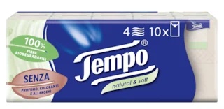 TEMPO Taschentücher Tempo Natural&Soft 10 Stück