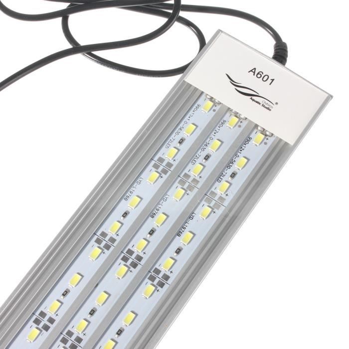 Lampada Chihiros A601 39W 60cm 117 LED 5730 SMD 5800lm Bianca Acquario AC 100-240V EU PRISE