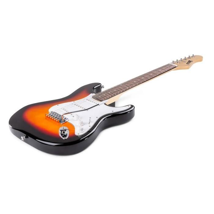 MAX GigKit Elgitarsett - Sunburst - Ideell for nybegynnere - 40W forsterker
