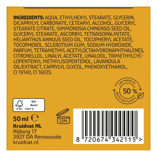 Crème de nuit à la vitamine C Kruidvat Glow<br>50 ml