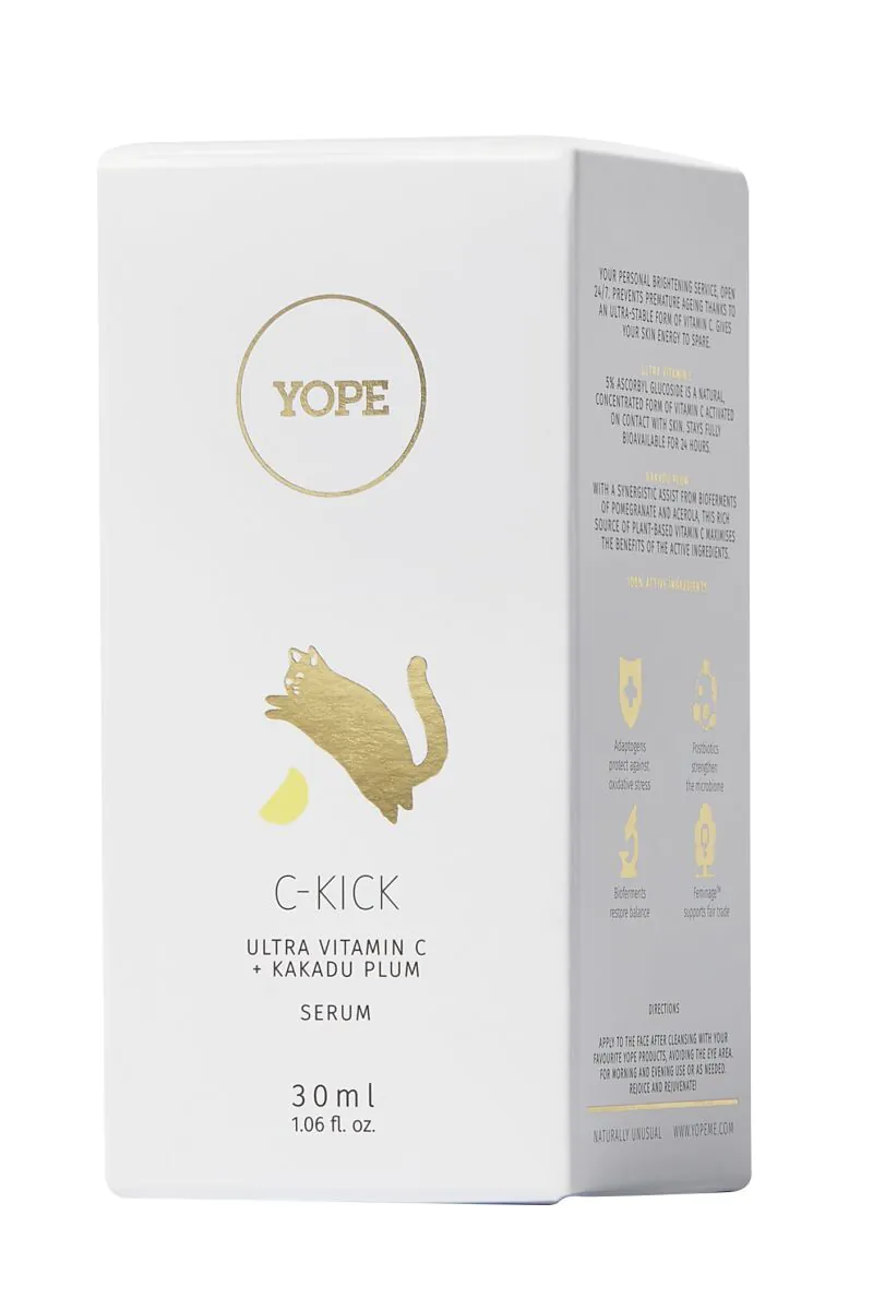 Yope C-Kick Ultra Serum do twarzy, Witamina C + Śliwka Kakadu