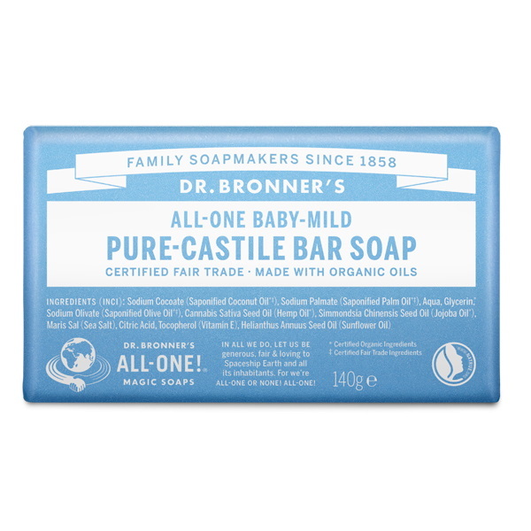 Dr. Bronner Organic Baby Jemné mydlo - 140 g