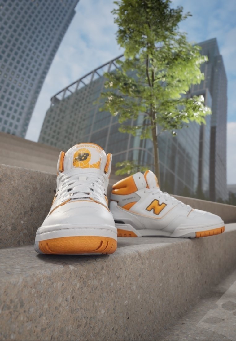 New Balance hoge sneakers - wit