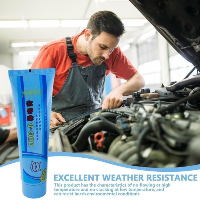 Grasa para contactos eléctricos, grasa de silicona dieléctrica, lubricante eléctrico automotriz de 100 g, lubricante penetrante.